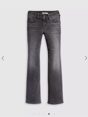 Levi's Women's Grey-black Flare Jeans